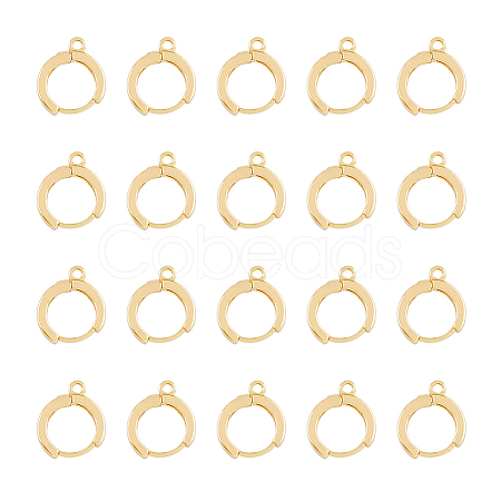 20Pcs Brass Hoop Earrings KK-DC0002-99-1