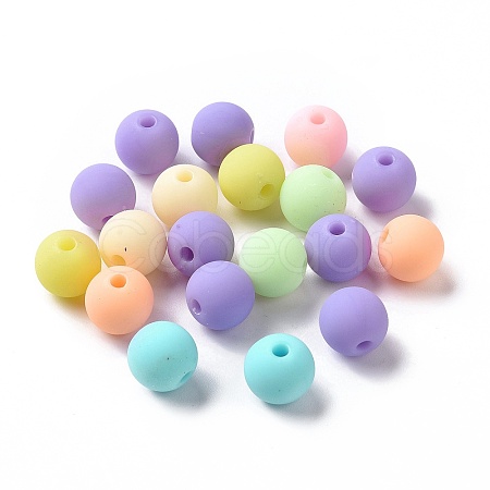 Acrylic Beads OACR-E009-04B-1
