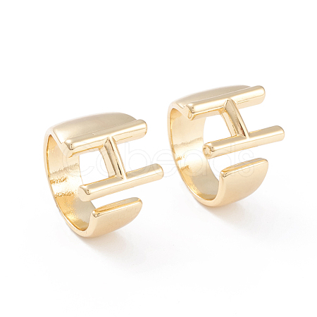 Brass Cuff Rings RJEW-L097-06H-1