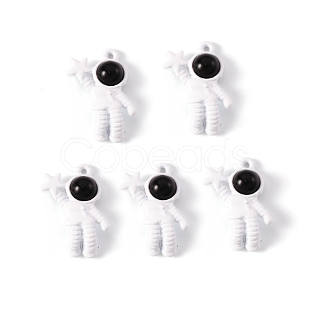 Spray Painted Alloy Pendants X-PALLOY-S135-033-RS-1