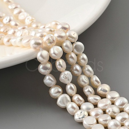 Natural Cultured Freshwater Pearl Beads Strands PEAR-A006-03D-X-1