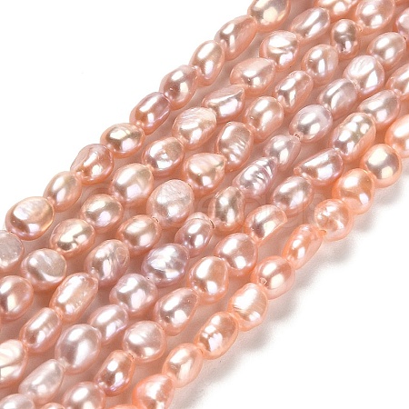 Natural Cultured Freshwater Pearl Beads Strands PEAR-E016-087-1