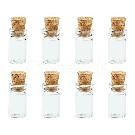 18Pcs Glass Jar Glass Bottle Bead Containers CON-FS0001-16-1
