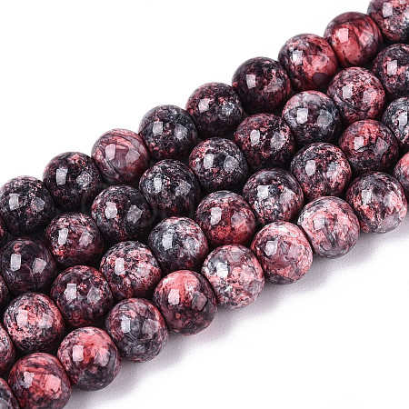 Baking Paint Glass Beads Strands DGLA-N016-6mm-04-1