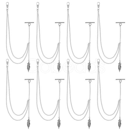8Pcs Alloy Pendant Decorations HJEW-DC00189-1