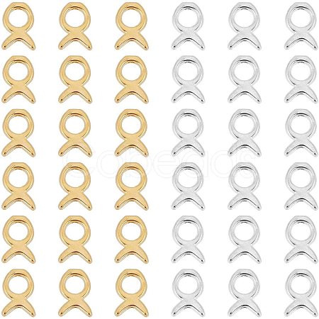Easter Theme 160Pcs 2 Colors Tibetan Style Bead Frames TIBEB-CA0001-17-1