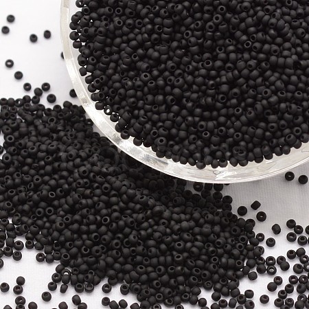 15/0 Round Glass Seed Beads SEED-J015-F15-M49-1