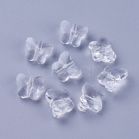 Transparent Glass Beads GLAA-P037-02A-28-1