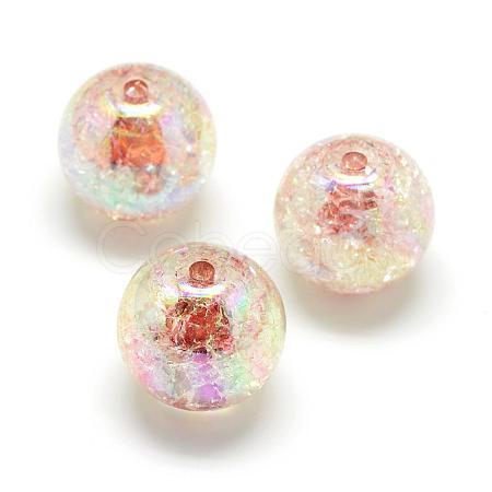 Crackle Style Acrylic Beads MACR-S825-20mm-B-1