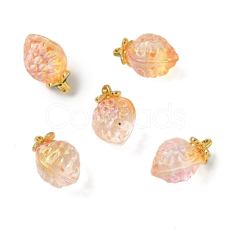 Transparent Glass Pendants GLAA-P072-03G-09-1