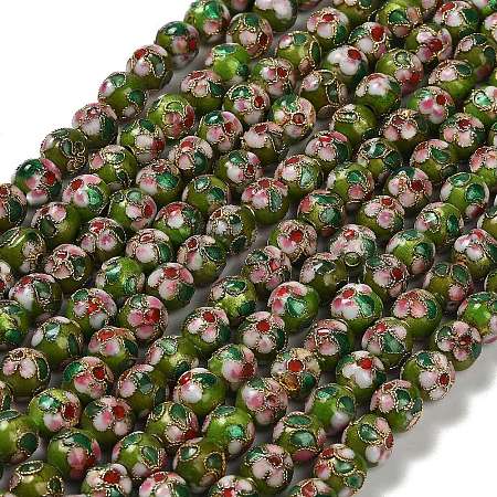 Handmade Cloisonne Beads CLB-O001-M10-04-1