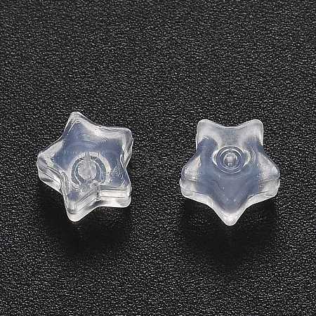 Transparent Silicone Ear Nuts SIL-N003-02-1
