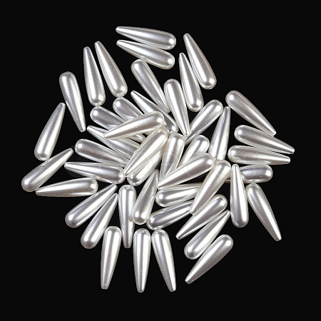ABS Plastic Imitation Shell Pearl Beads KY-S171-18G-1
