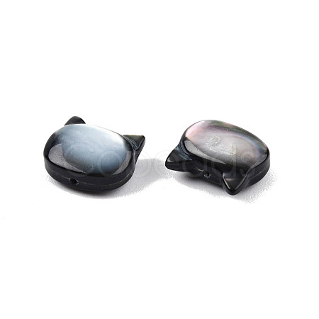 Natural Black Lip Shell Beads SSHEL-N003-147B-1