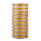 Tiger Tail Wire, Stainless Steel Wire, Round, Golden, 28 Gauge(0.3mm), about 32.81 Feet(10m)/Set