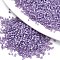 11/0 Grade A Baking Paint Glass Seed Beads, Cylinder, Uniform Seed Bead Size, Opaque Colours Luster, Lilac, about 1.5x1mm, Hole: 0.5mm, about 20000pcs/bag