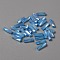 Opaque Colours Glass Twist Bugle Beads, Round Hole, Dodger Blue, 6~7x2mm, Hole: 0.9mm, 270pcs/bag