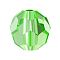 Preciosa&reg Crystal Beads, Czech Crystal, 451 19 602 Round, 50520 Peridot, 5mm, Hole: 1mm