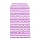 White Kraft Paper Bags, No Handles, Storage Bags, Wave Pattern, Wedding Party Birthday Gift Bag, Purple, 15x8.3x0.02cm