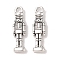 Tibetan Style Alloy Soldier Pendants, Lead Free & Cadmium Free, Antique Silver, 27x7x3mm, Hole: 3mm