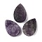 Natural Amethyst Cabochons, Teardrop, 29.5~30x20.5x9.5~11mm