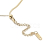 201 Stainless Steel Double Layer Necklace with Round Ball Beaded for Women NJEW-D055-01G-4