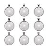 Tibetan Style Alloy Pendant Cabochon Settings LS-TIBE-R295-055B-LF-1