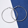Tarnish Resistant 304 Stainless Steel Big Hoop Earrings EJEW-F105-02P-5