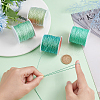 4 Rolls 4 Colors Ployester Braided Cord WCOR-AR0001-04A-5