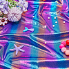 Rainbow Color Polyester Fabric DIY-WH0569-80B-5