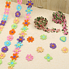 8 Strands 8 Styles Polyester Lace Trims OCOR-GL0001-04-4
