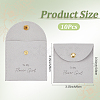 10Pcs Velvet Pouches with Snap Button ABAG-SP0001-42B-2