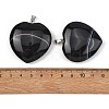 Natural Banded Agate Pendants GG-K002-12A-16-3