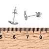 304 Stainless Steel Stud Earrings for Women LS-EJEW-G459-01B-P-3