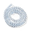 Transparent Baking Paint Glass Beads Strands DGLA-A034-T6mm-D13-2