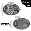 1Pc Zinc Alloy Buckles AJEW-GF0012-89AS-2