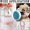 20 Yards Ruffled Polyester Elastic Lace Trim EW-WH0018-01C-5