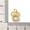 Rack Plating Brass Micro Pave Cubic Zirconia Pendants KK-H508-28G-02-3
