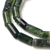 Natural Moss Agate Beads Strands G-B091-A10-01-4