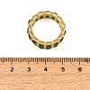 304 Stainless Steel Pave Cubic Zirconia Finger Rings for Women SA-CBAABBA-08D-G-3