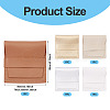 5Pcs 5 Colors Square PU Leather Envelope Pouches ABAG-TA0001-81-4