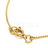 304 Stainless Steel Micro Pave Cubic Zirconia Pendant Necklaces NJEW-H017-01G-H-3