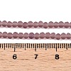 Transparent Glass Beads Strands EGLA-A044-T2mm-MD07-4