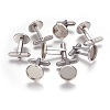 Tarnish Resistant 201 Stainless Steel Cuff Settings X-STAS-P227-42P-1
