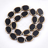 Electroplate Glass Beads Strands X-EGLA-S188-03A-2