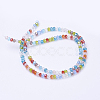 Electroplate Glass Bead Strands EGLA-J047-3x2mm-46-3