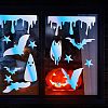 3 Sheets 3 Styles Halloween Laser PVC Waterproof Car Stickers DIY-GF0007-24-5