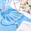 4Pcs 2 Colors 925 Sterling Silver Spring Gate Rings STER-PH0003-91-4