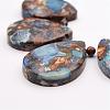 Assembled Bronzite and Imperial Jasper Beads Strands G-P297-P01-2