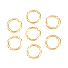 Brass Closed Jump Rings KK-D257-01G-01-1